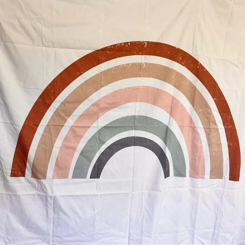 Society6 Earth Tone Rainbow Tapestry Wall Decor